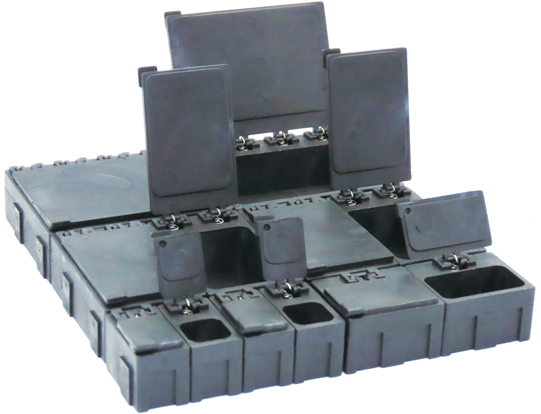 CB05.06.07.08 SMD零件導電儲存盒 ESD-承邦